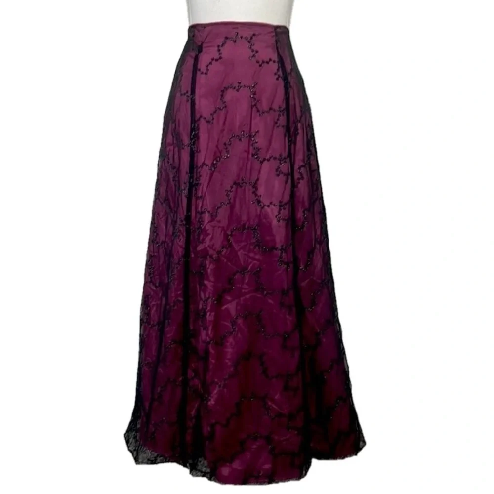 Vintage Formal Prom Maxi Skirt